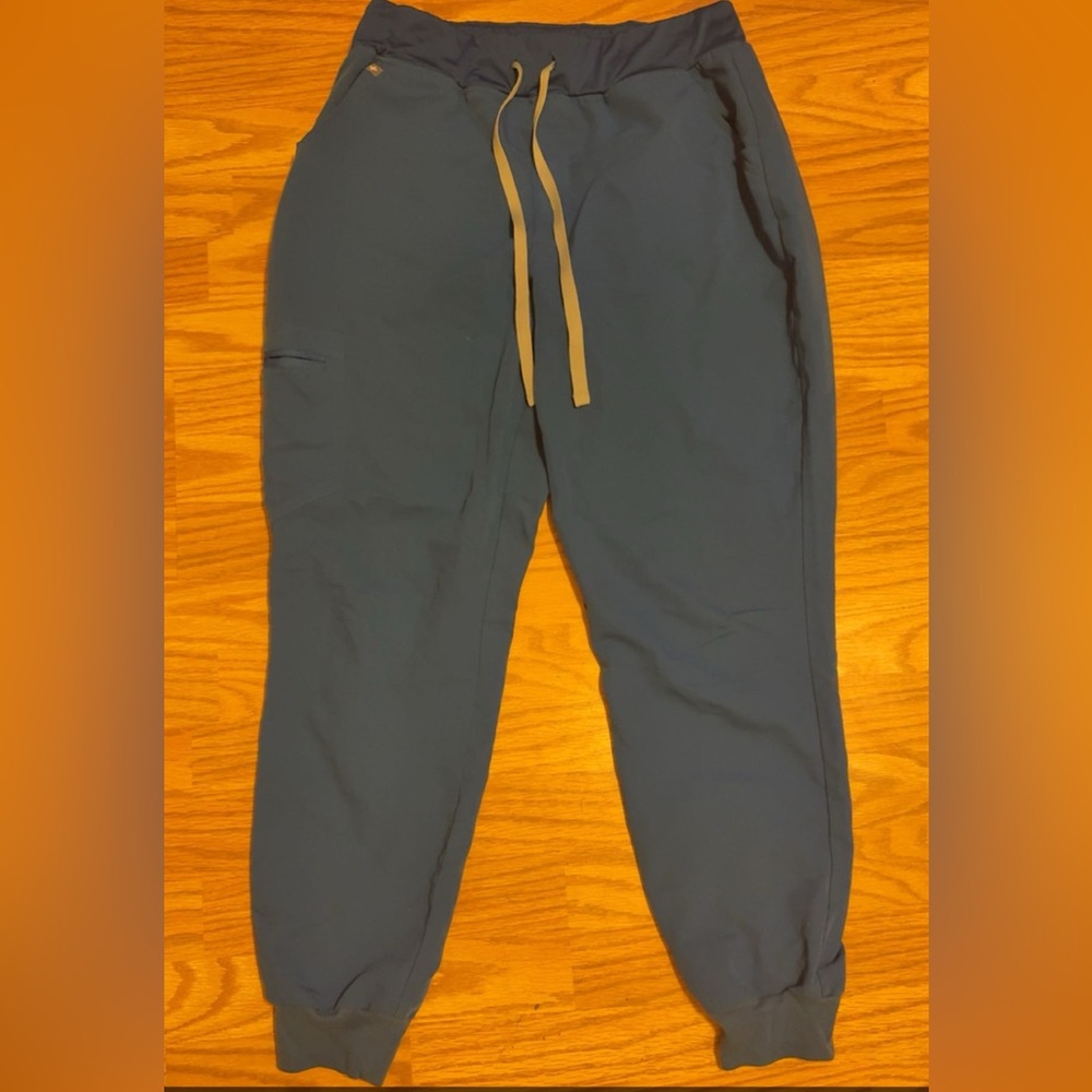 Figs Royal Blue High Waisted Joggers